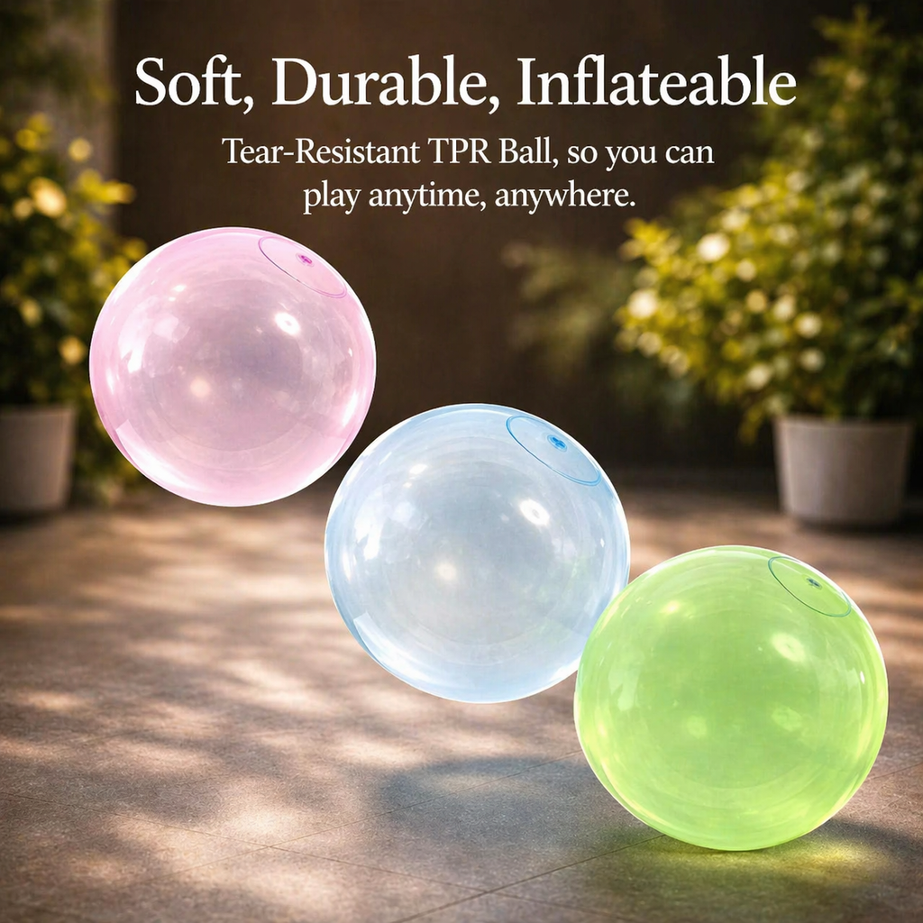 Human Bubble Balloon Ball Inflatable Toy with Self-Sealing Valve for Outdoor Play - Image 8