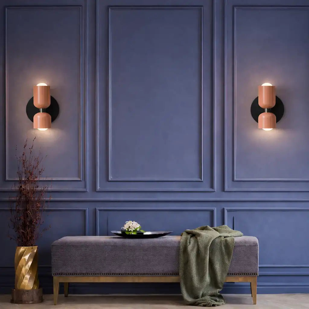 Wandbeleuchtung mit weich gestreutem Glas und minimalistischem Design