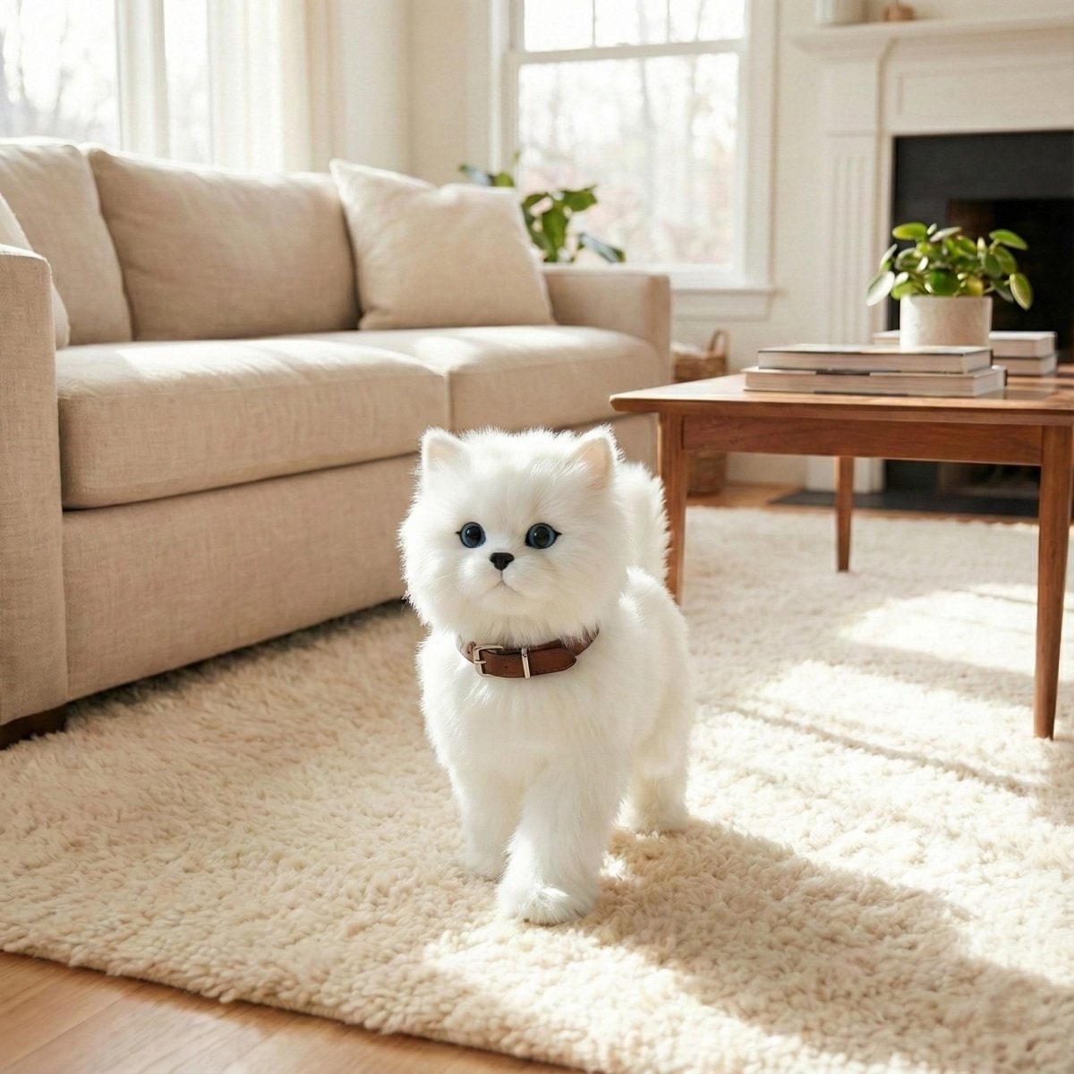 Interactive Robot Cat Toy with Walking Meowing and Tail Wagging Features - Image 2