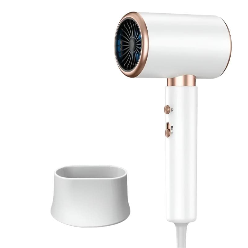 Ionic Hair Dryer with Concentrator Nozzle and LED Light Fast Drying - Image 9