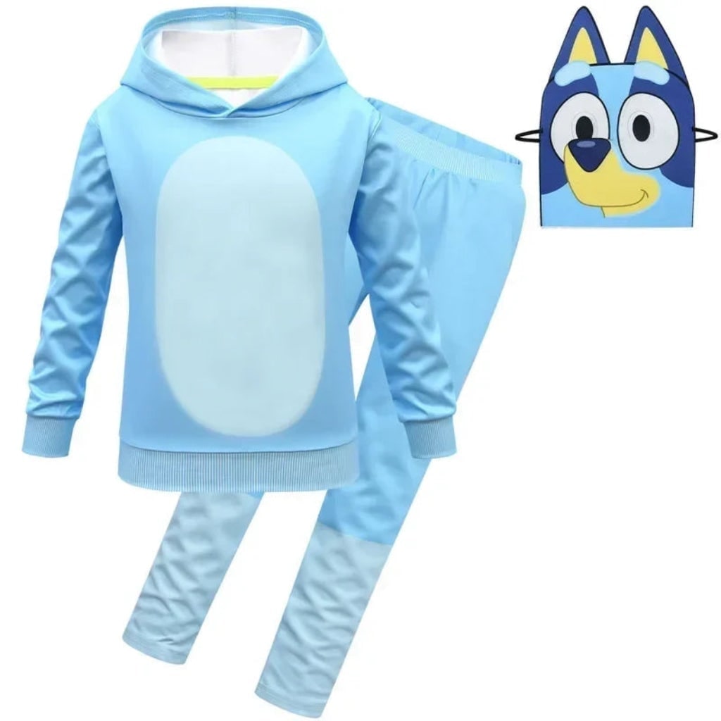 Kids' Character Costume with Hoodie, Pants and Mask for Dress-Up - Image 2
