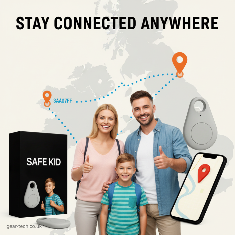 Kids' Bluetooth Tracking Device with Real-Time Location and Key Finder - Image 1