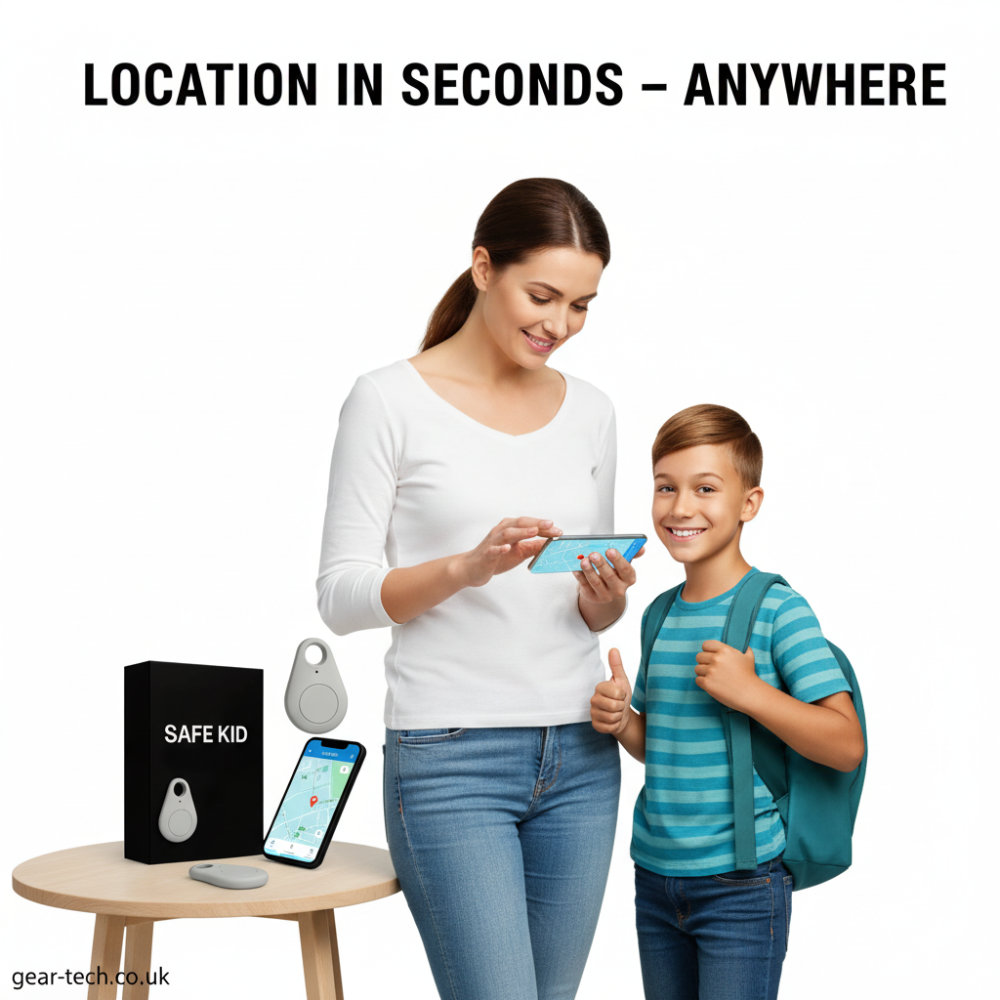 Kids' Bluetooth Tracking Device with Real-Time Location and Key Finder - Image 2
