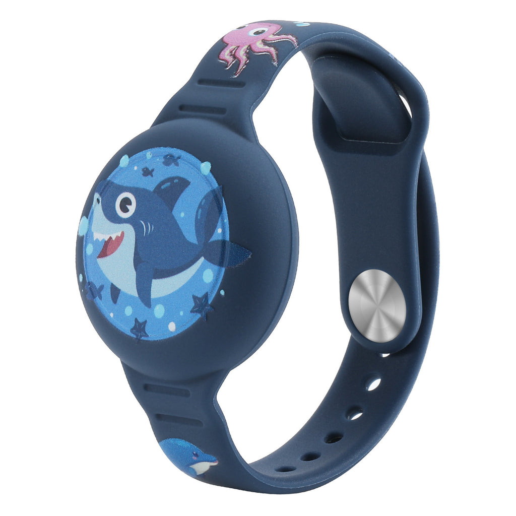 Kids' Silicone Airtag Wristband Holder with Adjustable Strap and Cartoon Graphics - Image 13