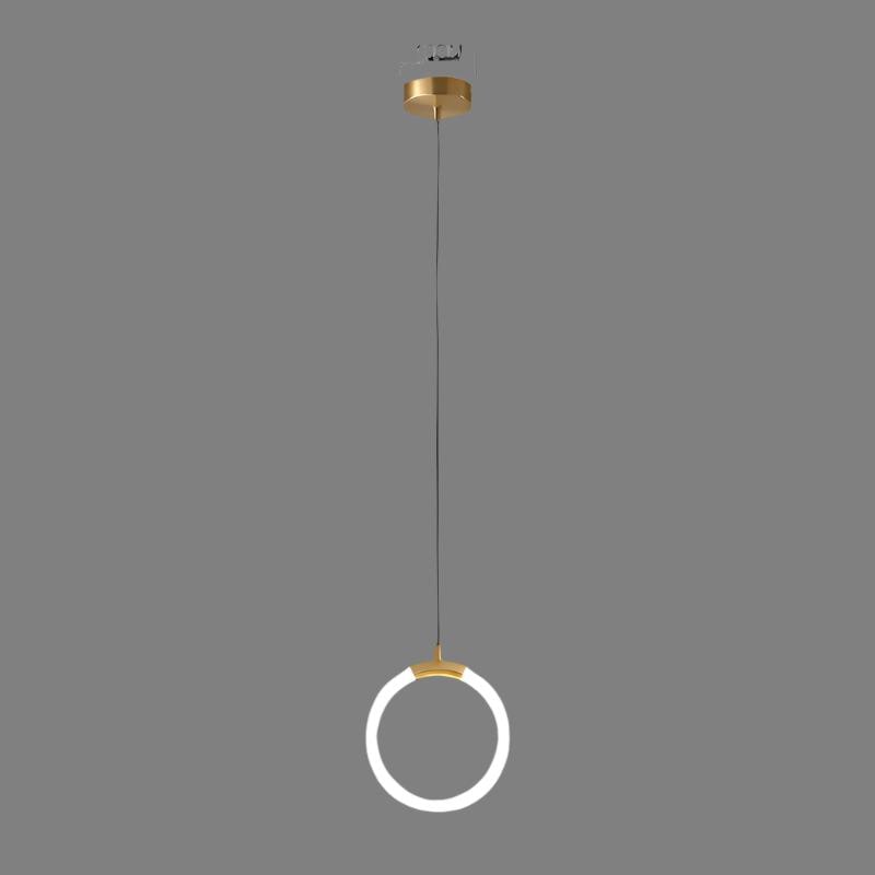 Kitchen Pendant Light Fixtures with Modern Gold Plated Ring Design and Minimalist Elegance - Image 7