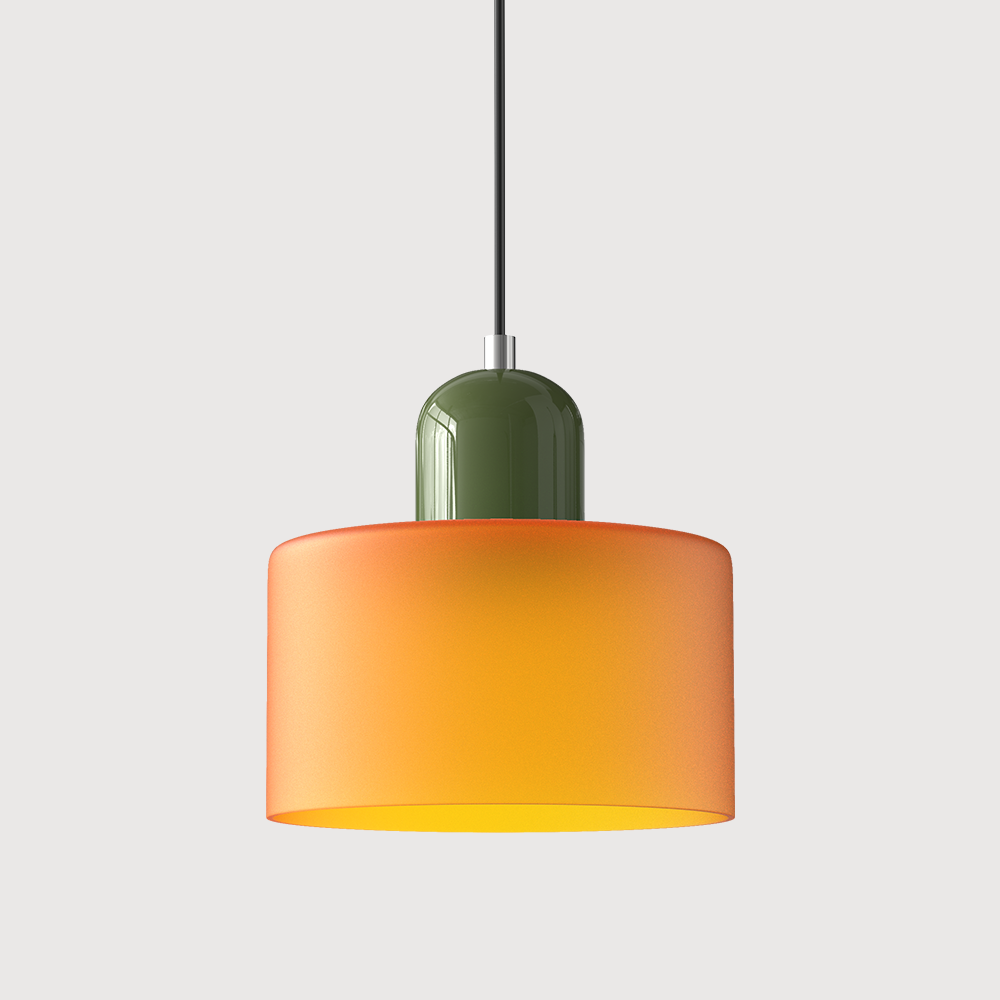 Kitchen Pendant Light Fixtures with Two-Tier Glass Shade and Modern Mid-Century Design - Image 20