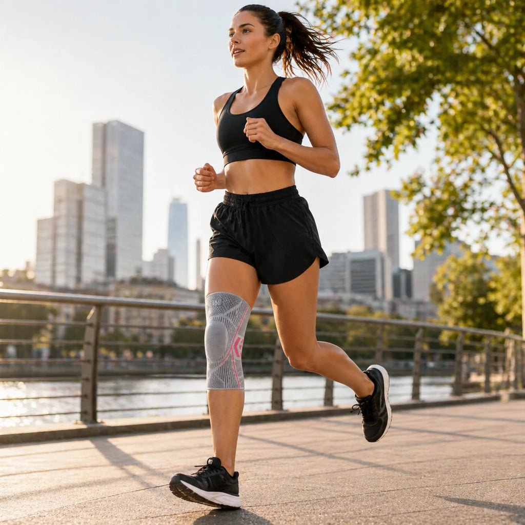 Knee Compression Sleeve with Non-Slip Support for Running and Everyday Movement - Image 17