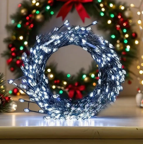 LED Christmas String Lights with Remote Control Cluster Warm Indoor Outdoor Decoration - Image 12