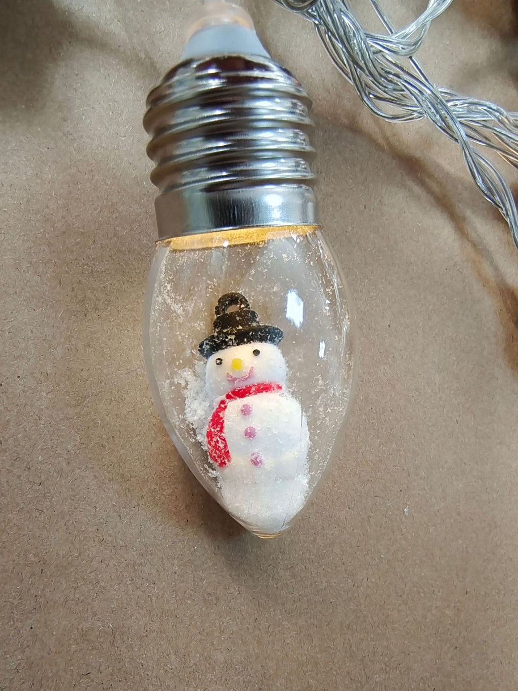 LED Christmas String Lights with Warm White Glow and Hanging Holiday Figurines - Image 17