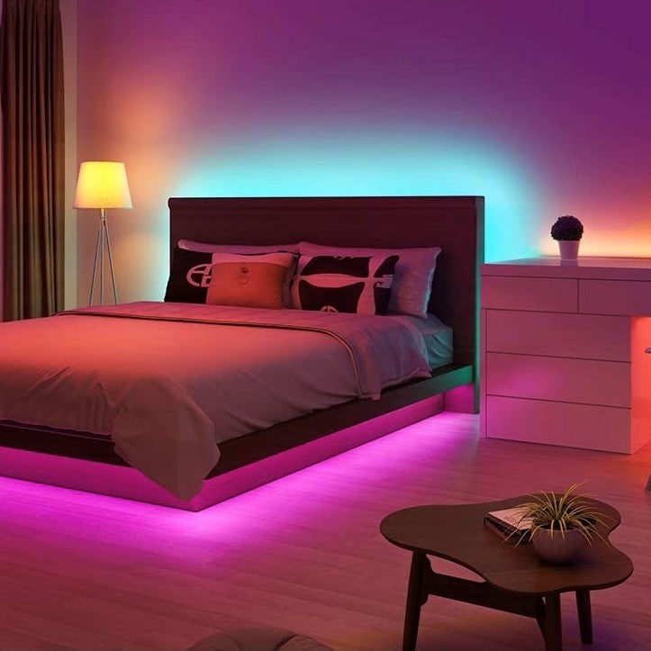 LED Strip Lights with Remote Control Color Changing Rgb Flexible Lighting - Image 1