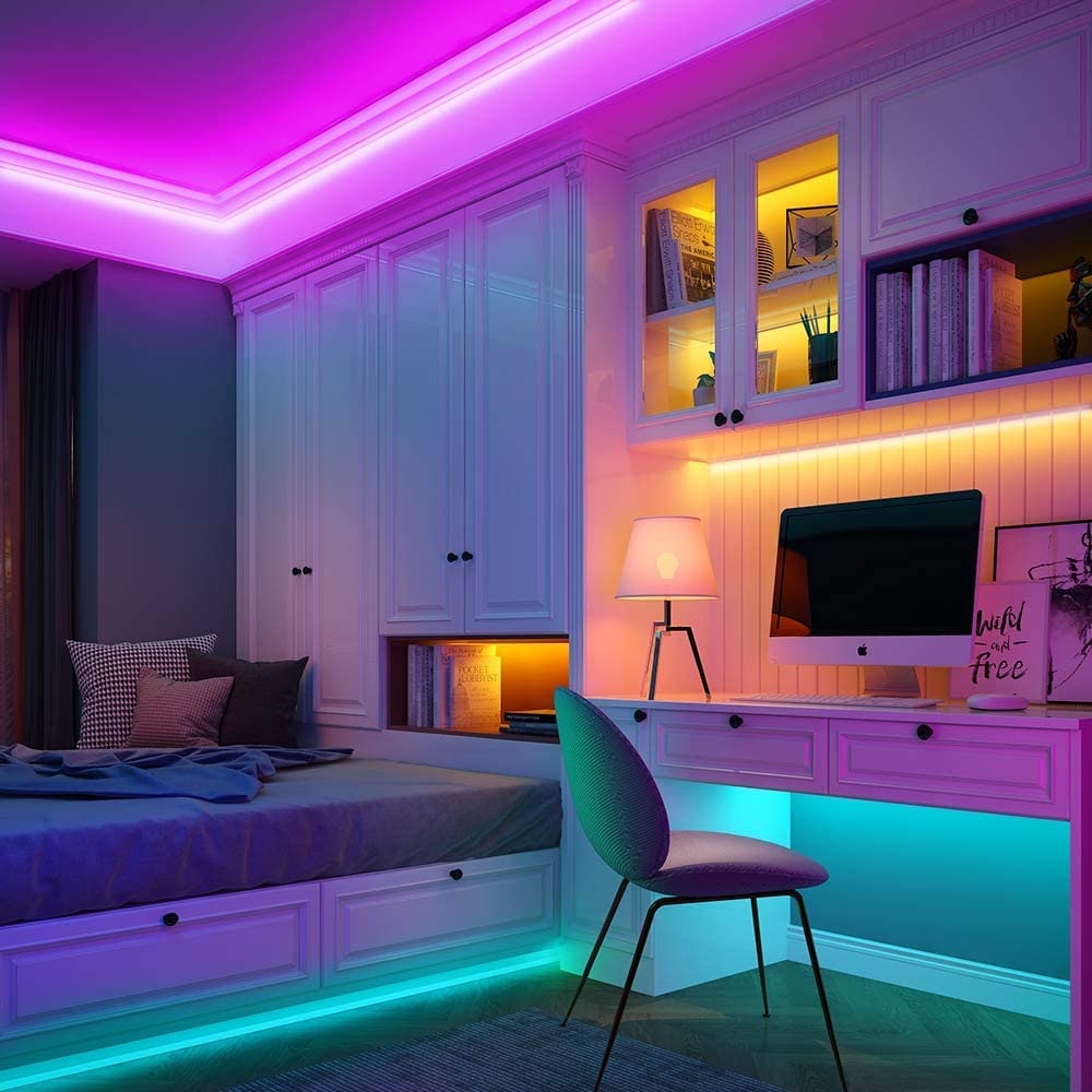 LED Strip Lights with Remote Control Color Changing Rgb Flexible Lighting - Image 4