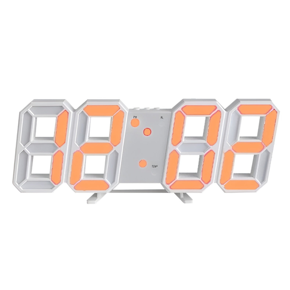 LED Wall Clock with 3D Digital Display and Desk Stand - Image 8
