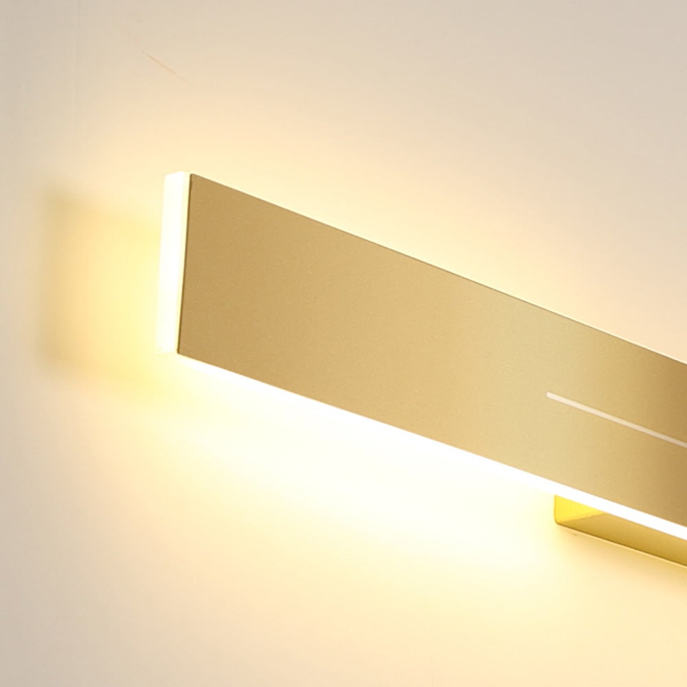 Linear LED Wall Light with Slim Slit Design and Warm White Ambient Lighting - Image 14