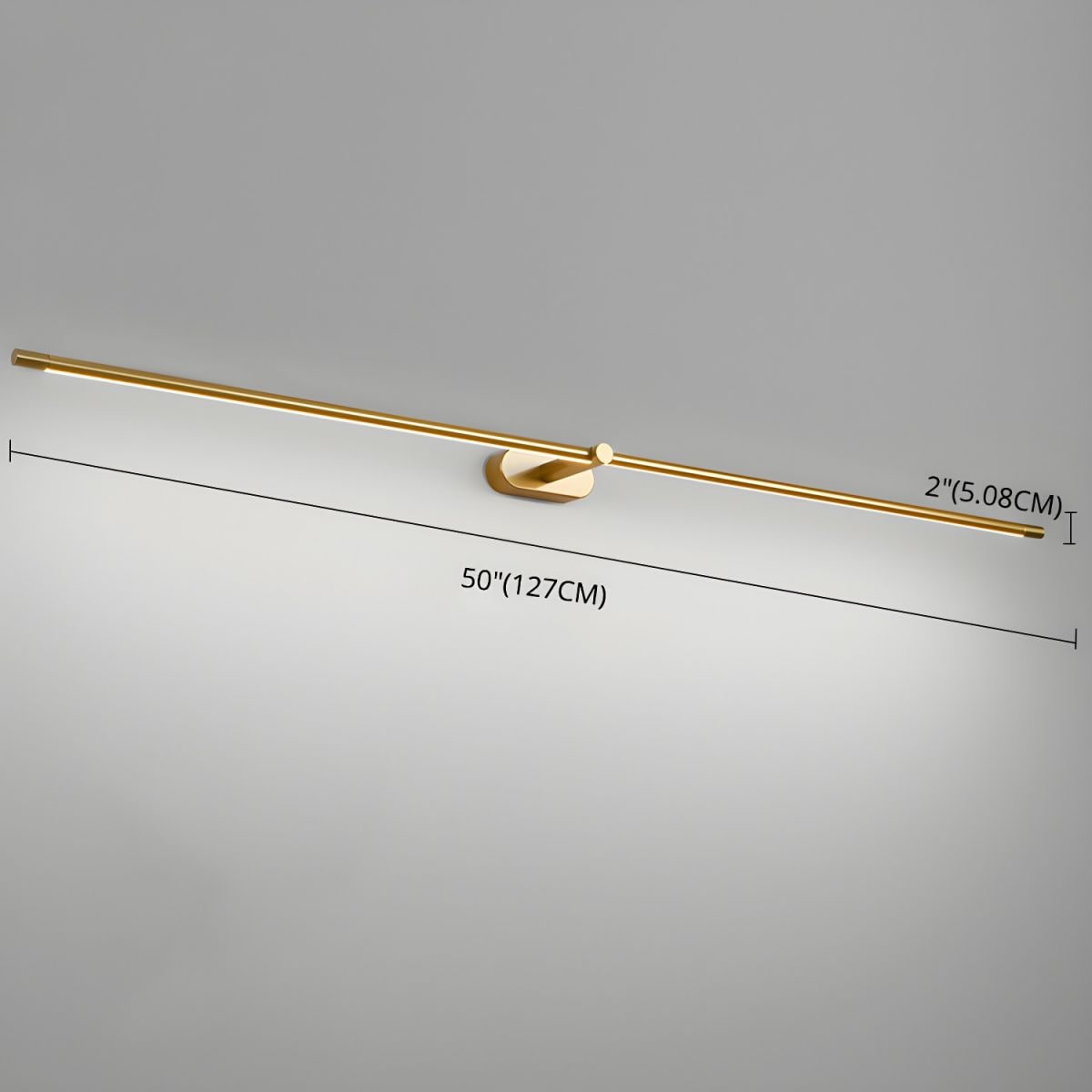 Magnetic Adjustable Linear Wall Light with Rechargeable Battery and Warm LED Illumination - Image 9