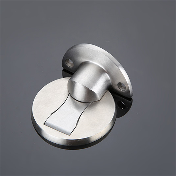 Magnetic Door Stop with Hinged Floor Plate and Stainless Steel Catch - Image 2
