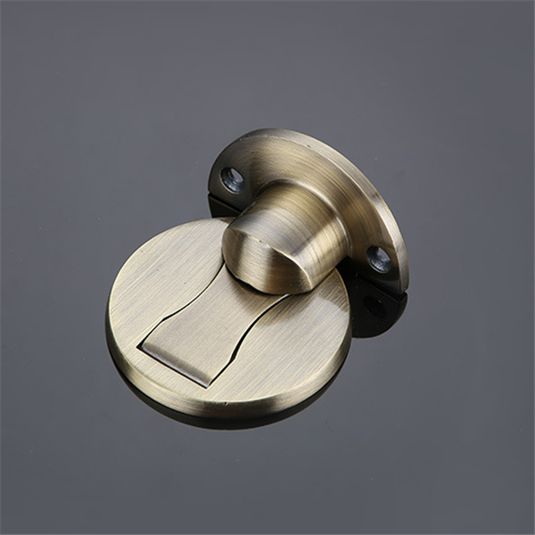 Magnetic Door Stop with Hinged Floor Plate and Stainless Steel Catch - Image 4