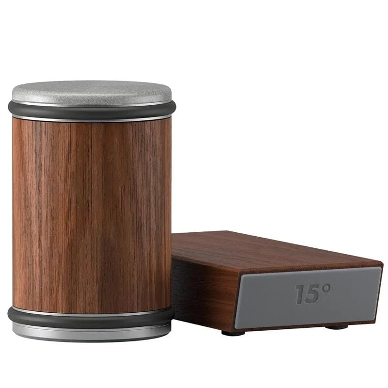 Magnetic Rolling Knife Sharpener with Wooden Base and 15 Degree Angle Guide - Image 3