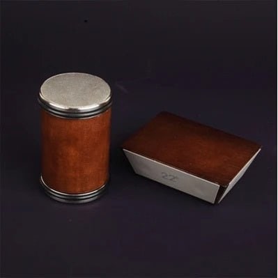 Magnetic Rolling Knife Sharpener with Wooden Base and 15 Degree Angle Guide - Image 4