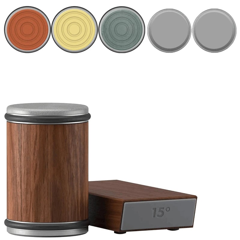 Magnetic Rolling Knife Sharpener with Wooden Base and 15 Degree Angle Guide - Image 47