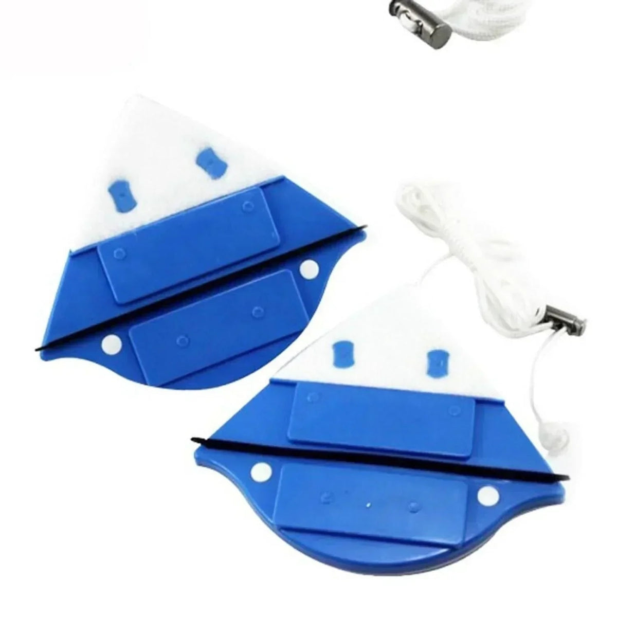 Magnetic Window Cleaner Tool with Double-Sided Squeegee and Safety Rope - Image 9