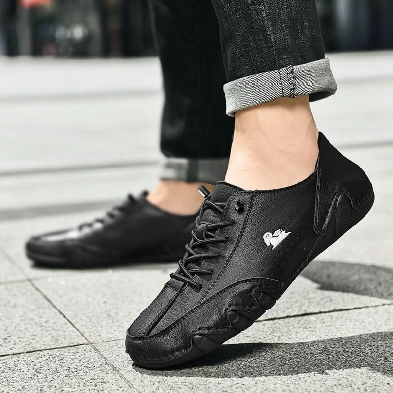 Men's Barefoot Shoes with Flexible Wrapped Rubber Sole and Lace-Up Closure for Natural Movement - Image 10