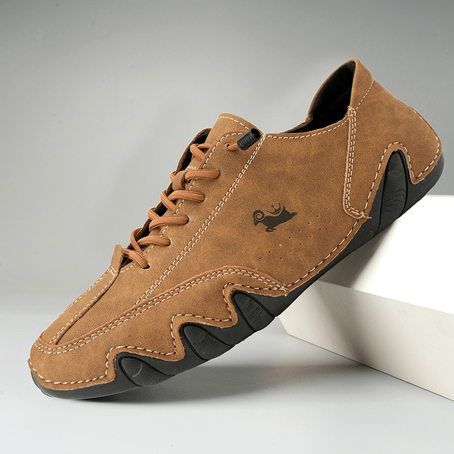 Men's Barefoot Shoes with Flexible Wrapped Rubber Sole and Lace-Up Closure for Natural Movement - Image 12