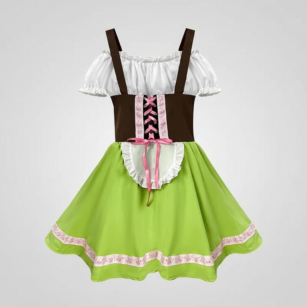 Men's Oktoberfest Costume with Lederhosen and Suspenders - Image 3