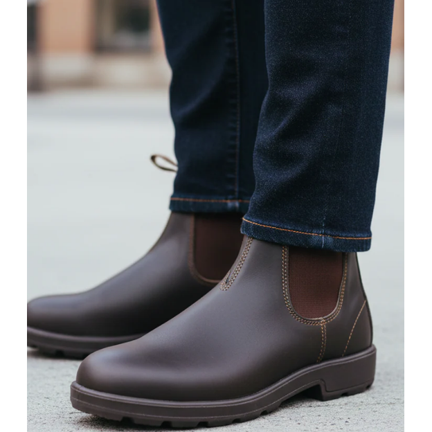 Men's Waterproof Chelsea Boots with Slip-On Elastic Side Panels and Pull Tabs - Image 2