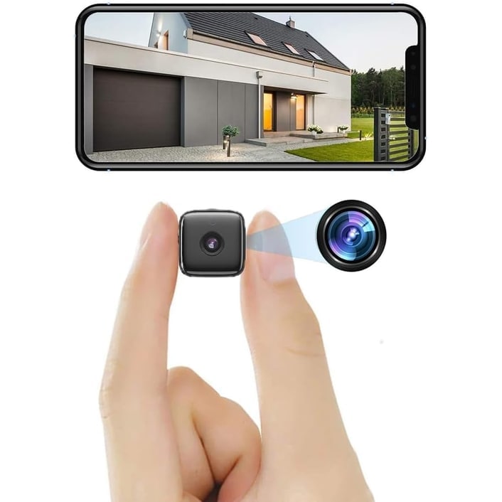 Mini Security Camera Indoor Wireless with Night Vision and Motion Detection - Image 1