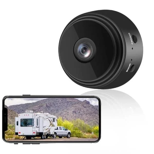 Mini Security Camera Wireless with Night Vision and Magnetic Rotating Mount - Image 1