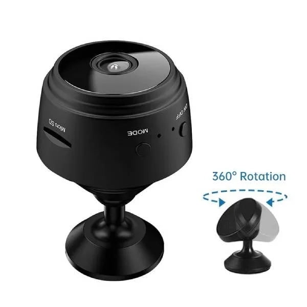 Mini Security Camera Wireless with Night Vision and Magnetic Rotating Mount - Image 2