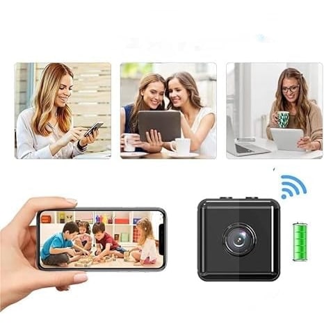 Mini Wireless Security Camera with Night Vision and WIFI Connectivity for Smartphone Viewing - Image 3