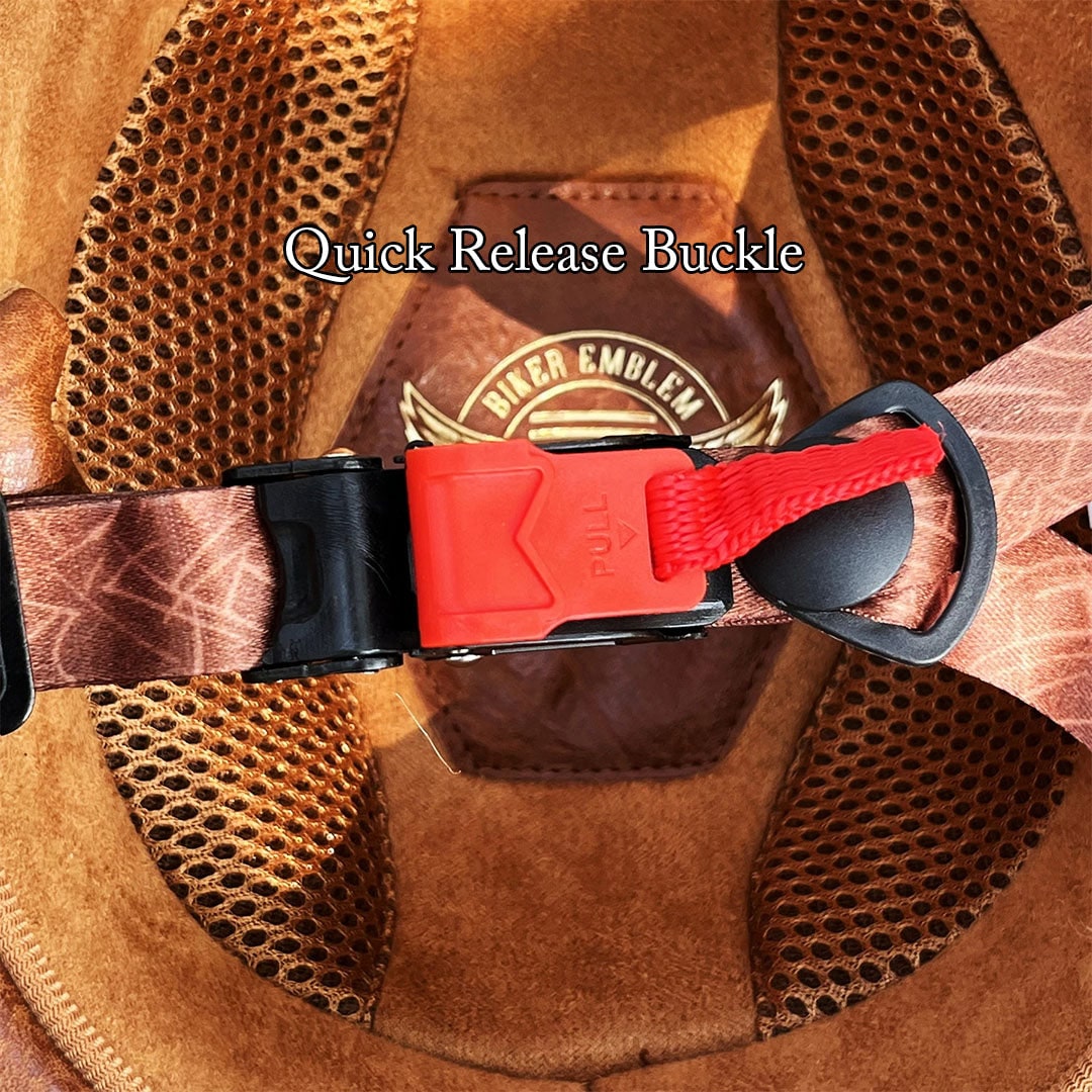 Motorcycle Half Helmet with Retro Visor Quick Release Strap and Removable Sun Shield - Image 11