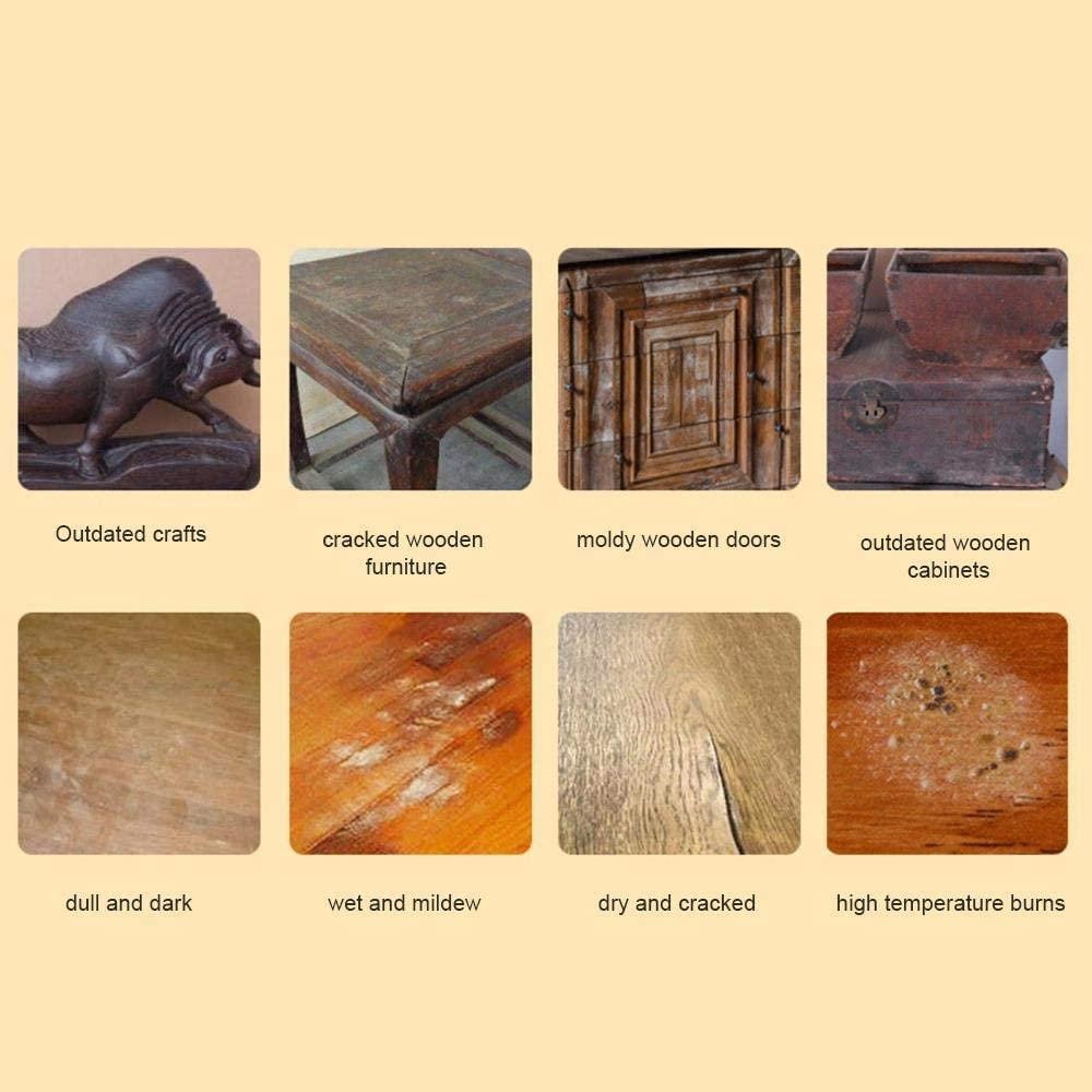 Natural Beeswax Wood Polish Paste for Wooden Furniture 80g Restoring Wax - Image 6