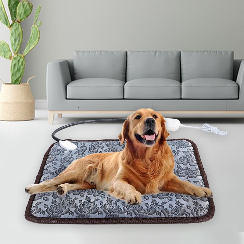 Pet Heating Pad with Waterproof Cord Temperature Control and Chew-Resistant Design - Image 3