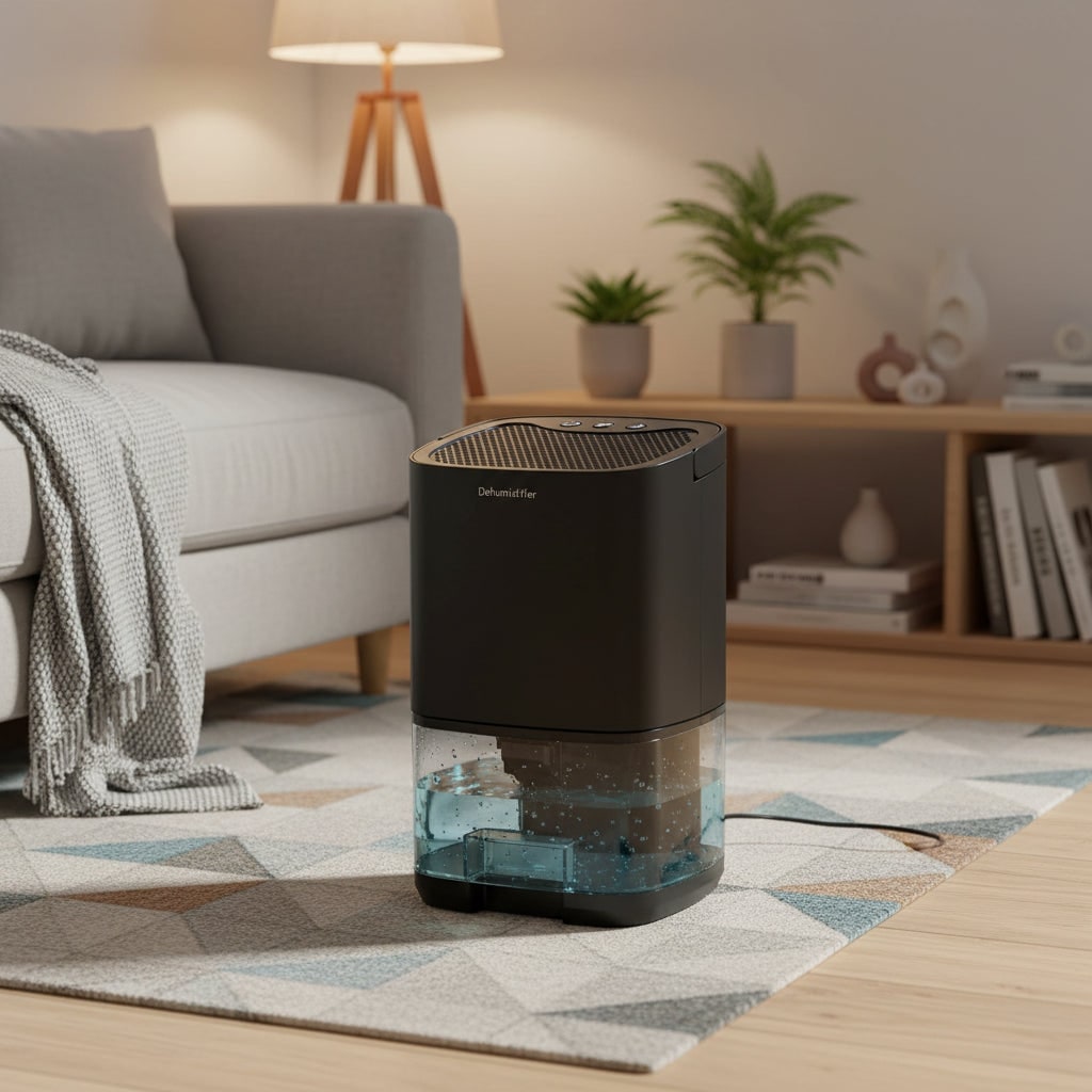 Portable Dehumidifier for Bedroom Basement and Small Spaces with Quiet Compact Design - Image 3
