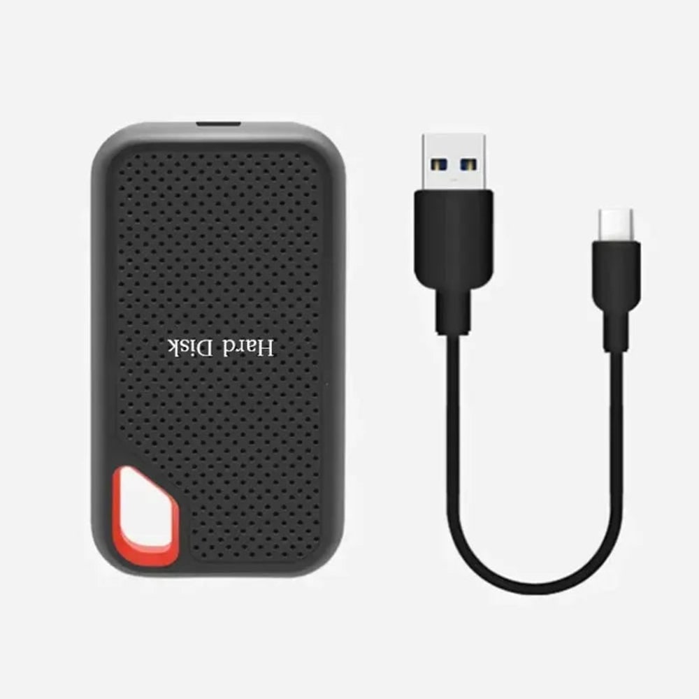 Portable External Solid State Drive with Lanyard Loop and Usb-C for PC - Image 2