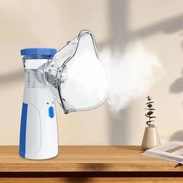 Portable Mesh Nebulizer Machine with Battery Power for Kids - Image 1