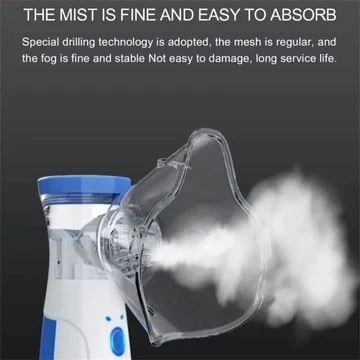 Portable Mesh Nebulizer Machine with Battery Power for Kids - Image 4