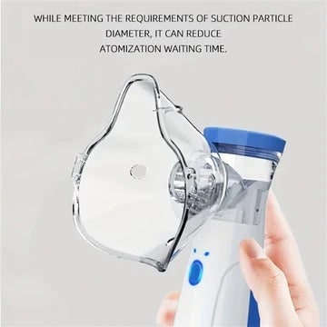 Portable Mesh Nebulizer Machine with Battery Power for Kids - Image 9