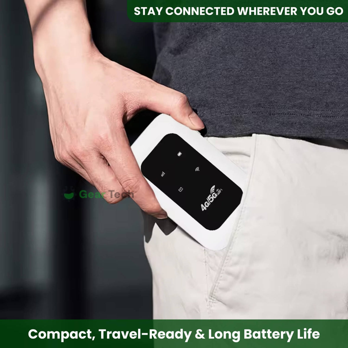 Portable WIFI Router with Lcd Display and Hotspot Function for Travel - Image 4