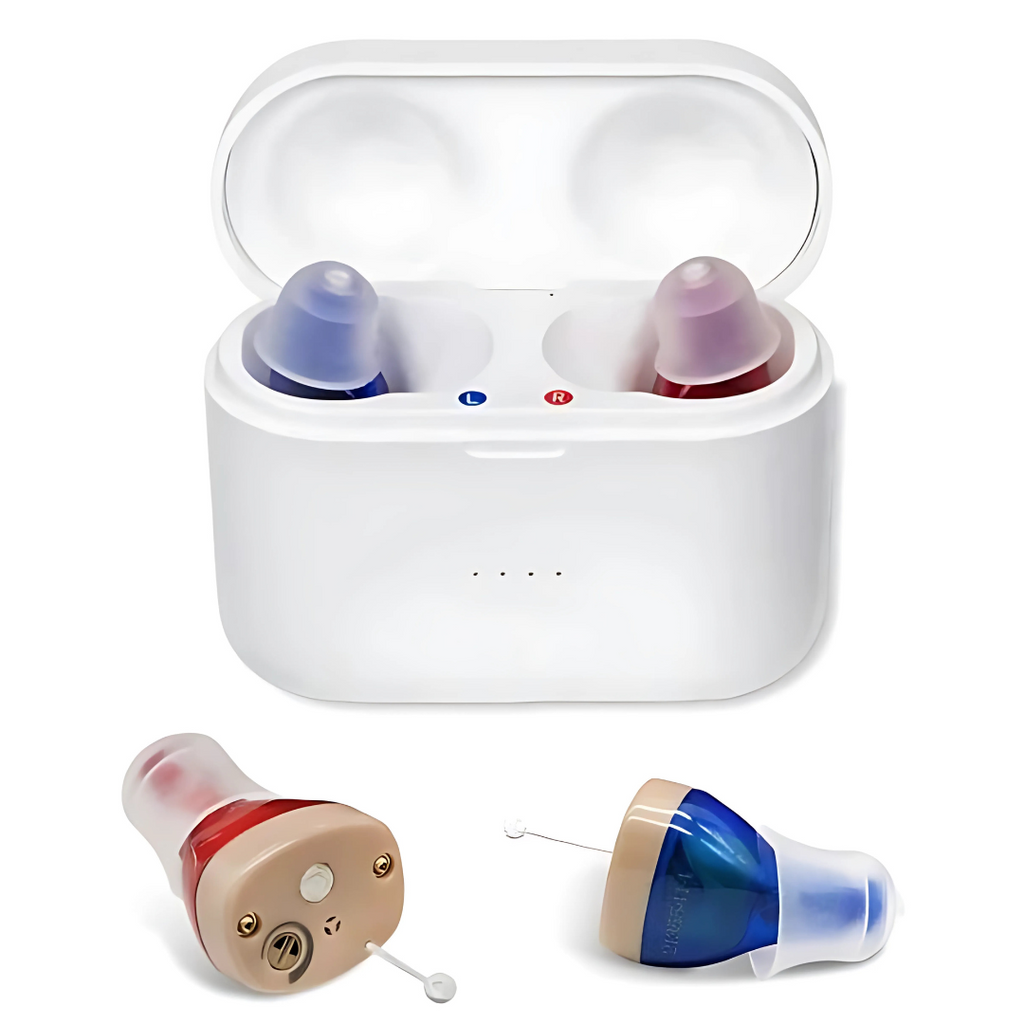 Rechargeable Hearing Aids for Sensorineural Loss with In-The-Canal Design and Charging Case - Image 10
