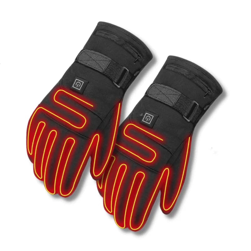Rechargeable Heated Gloves with Touchscreen Fingertips and Battery Power - Image 2