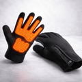 Rechargeable Heated Gloves with Waterproof Shell and Battery Pocket for Skiing - Image 1