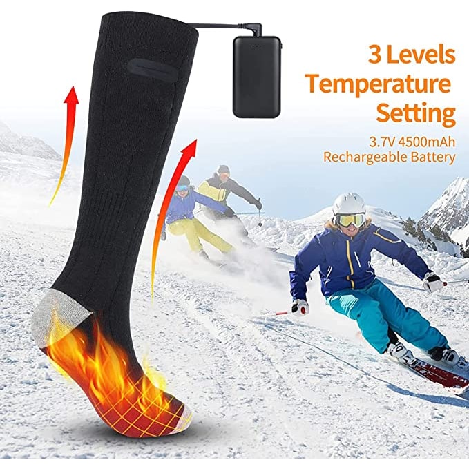 Rechargeable Heated Socks with Fast Heating and All-Day Warmth for Cold Weather - Image 4