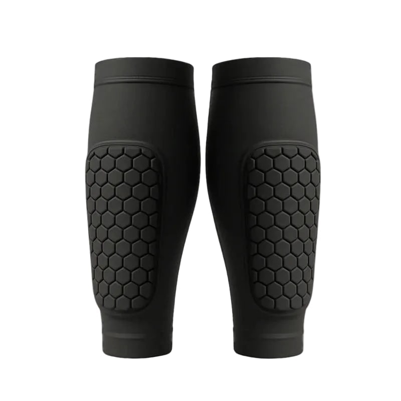Shin Guards with Compression Foam and Honeycomb Padding for Kids' Soccer - Image 1