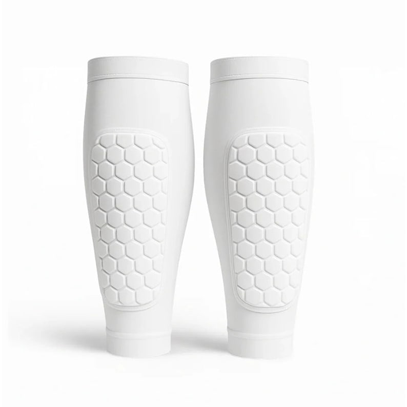 Shin Guards with Compression Foam and Honeycomb Padding for Kids' Soccer - Image 4