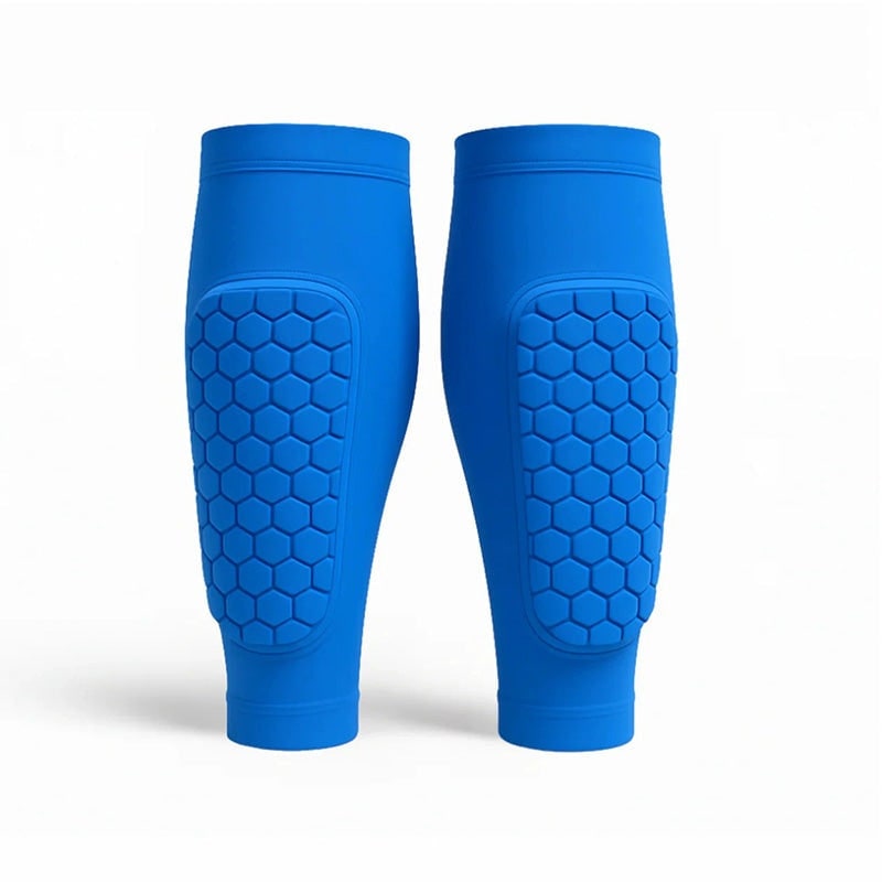 Shin Guards with Compression Foam and Honeycomb Padding for Kids' Soccer - Image 5