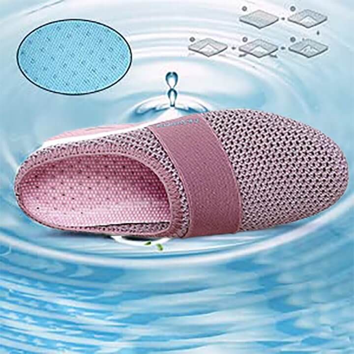 Slip-On Mule Sneakers with Air Cushion Mesh Upper and Non-Slip Platform - Image 8