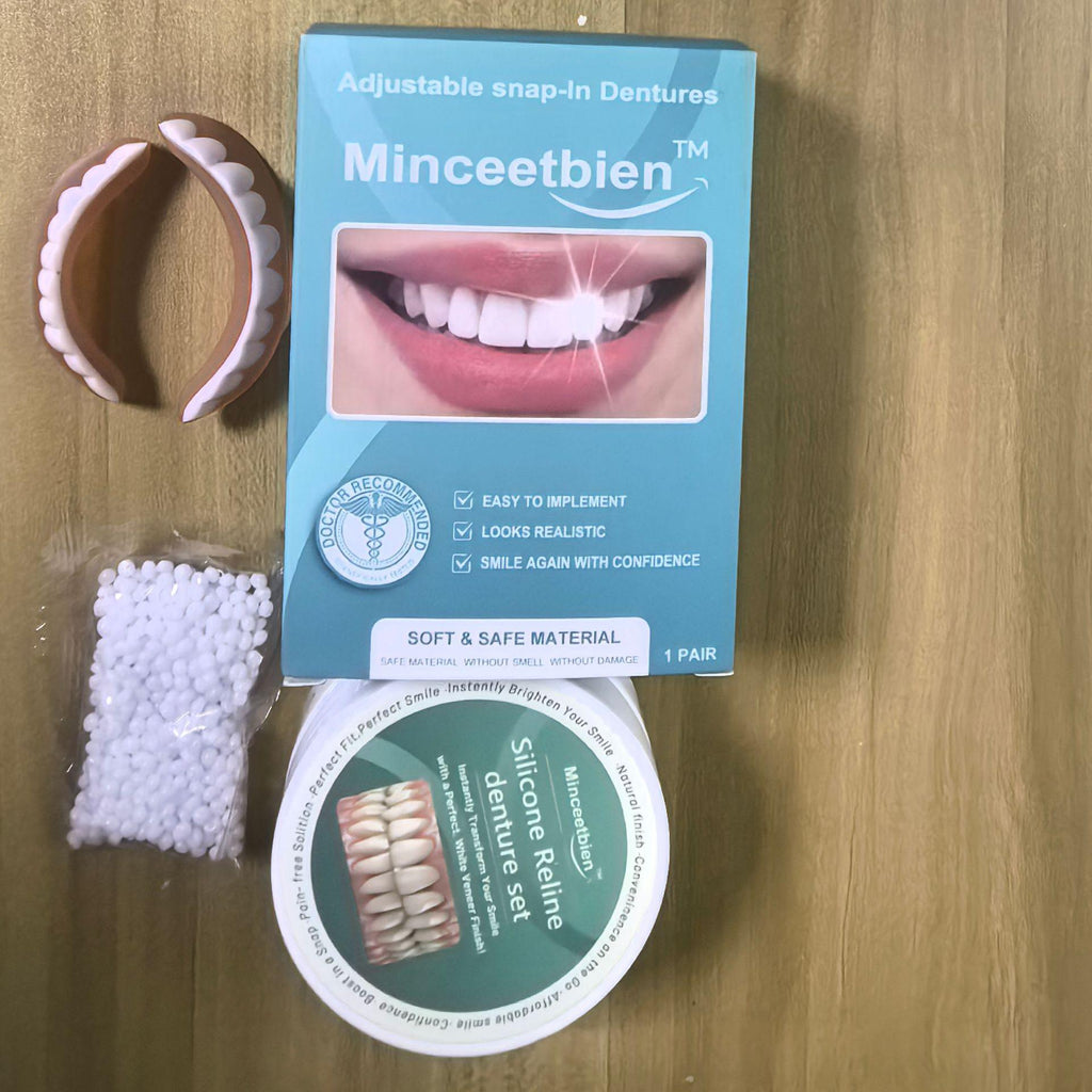 Snap on Veneers with Moldable Beads and Custom Fit Cosmetic False Teeth - Image 7